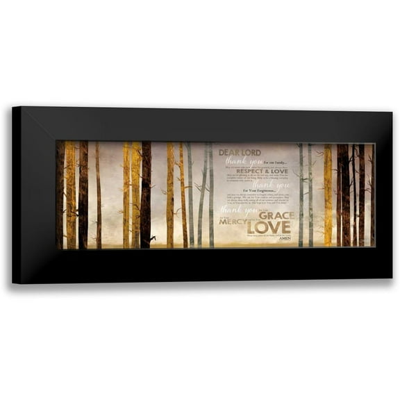 Rae, Marla 14x7 Black Modern Framed Museum Art Print Titled - Family Prayer
