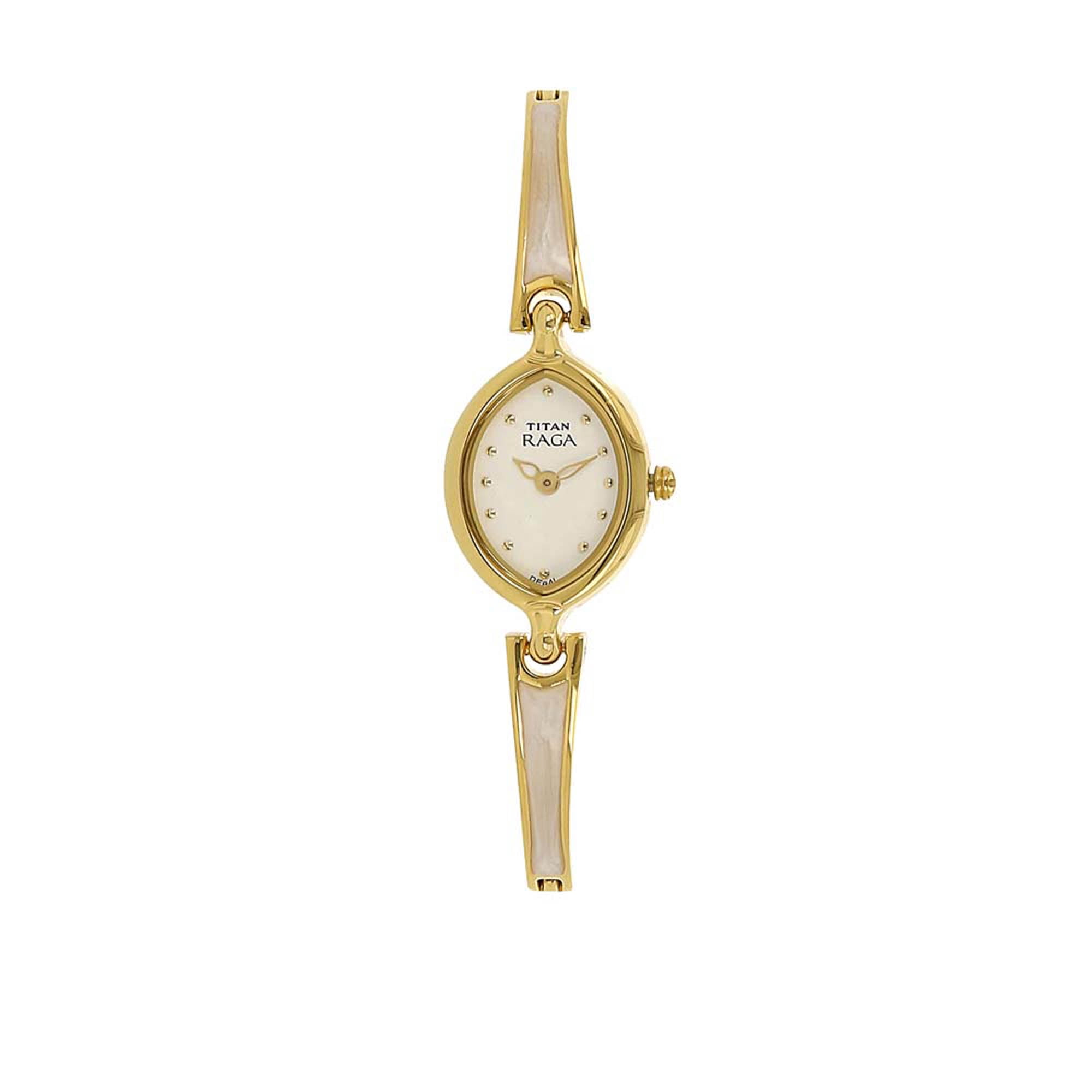 TITAN Raga Viva Rose Gold Dial Metal Strap Watch NQ2606WM02 – Krishna Watch