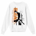 thumbnail image 4 of Bleach 1000 Year Blood War Ichigo Kurosaki Crew Neck Long Sleeve White Adult Sweatshirt
-Large, 4 of 7