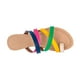 thumbnail image 2 of Sandalias de piso color Beige Exterior Piel sintética, Ajuste con Hebilla, Construcción Vegano RBBASICS 1624, 2 of 3