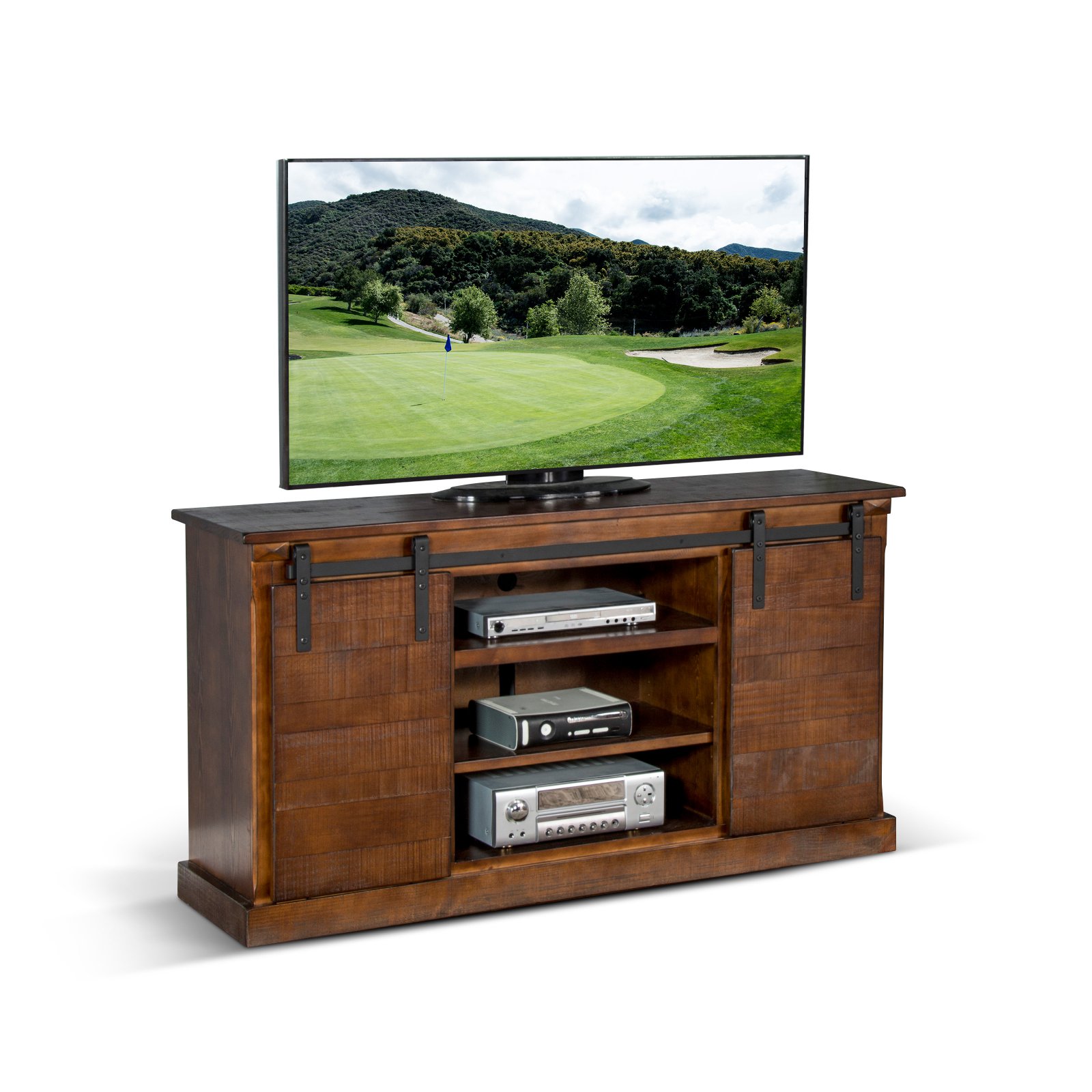Sunny Designs Barn Door TV Console