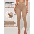 thumbnail image 4 of Women's Basic Mesh Compression Shapewear Leggings, 4 of 6