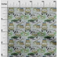 thumbnail image 2 of oneOone Cotton Silk Coin Gray Fabric Kids Safari Print Sewing Material Print Fabric By The Yard 42 Inch Wide, 2 of 4