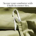 thumbnail image 5 of Neutral Solid Color 3-Piece Duvet Cover Set by Southshore Fine Linens, 5 of 9