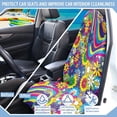 thumbnail image 5 of Uorisanigo Car Seat Towel Cover Front Car Seat Covers Waterproof Soft Retro 70s Flower Power Auto Seat Covers Sweatproof Seat Protector Fit Most Car, Truck, Suv, or Van, 5 of 6
