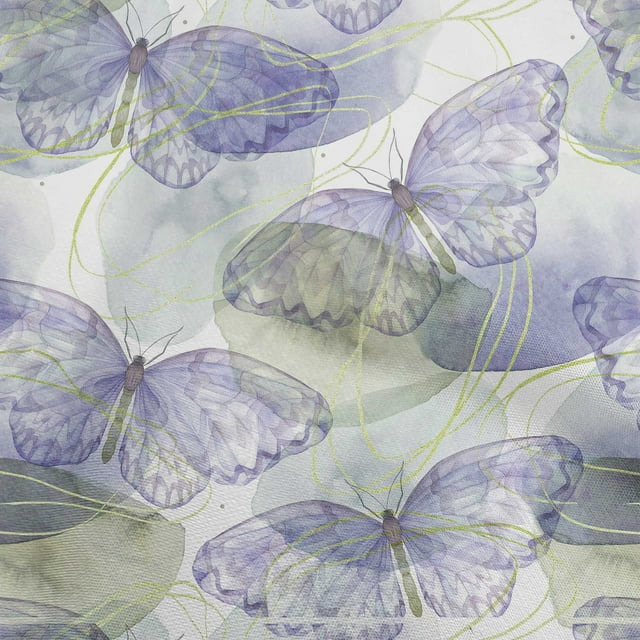 oneOone Silk Tabby Medium Purple Fabric Butterflies Sewing Craft Projects Fabric Prints By Yard 42 Inch Wide