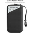 thumbnail image 4 of tomtoc Passport Holder Family with RFID Blocking, Passport Wallet Women Men, with Airtag & Sim Card Holder and Eject Pin, Travel Document Organizer with Wrist Strap, Up to 4 Passports, 4 of 9