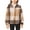 Brown, variant on Girls Flannel Shirts Plaid Button Down Jacket Cute Long Sleeve Fleece Fall Winter Shacket with Pocket Pink 7-8 Years