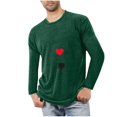 thumbnail image 1 of Styesk Chemises pour Hommes Sports Entraînement Physique Pyjamas Imprimés à la Maison T-shirt Manches Longues Col Rond, 1 of 3