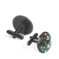 thumbnail image 2 of Valentine's Day Silver Jewelry Men Shirt Cufflink Set Made of Stainless Steel, Suitable for Business Attire, Formal Events, and Weddings, 2 of 6