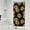 Sunflower and Leaf Black Pattern, variant on Sunflower and Leaf Black Pattern Modern Waterproof Shower Curtain Set with 12 Hooks, Washable Decorative Bathroom Shower Curtain