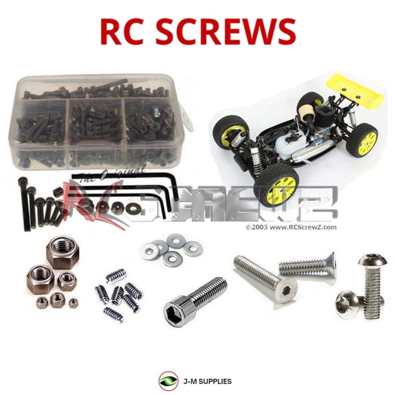 RCScrewZ Stainless Steel Screw Kit cen023 for CEN Racing Matrix R3 1/8th RC Car | SET