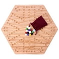thumbnail image 6 of Solid Oak 16" Wide Aggravation Game Board, Unpainted Holes, Double-sided, 6 of 10