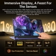 thumbnail image 6 of 15.6" Touchscreen Laptop FHD Display,Intel Core i3 Processor,16GB RAM 512GB SSD ,Windows 11 Pro MS Office 2024,360° Foldable 2 in 1 Laptop Computer,purple, 6 of 11