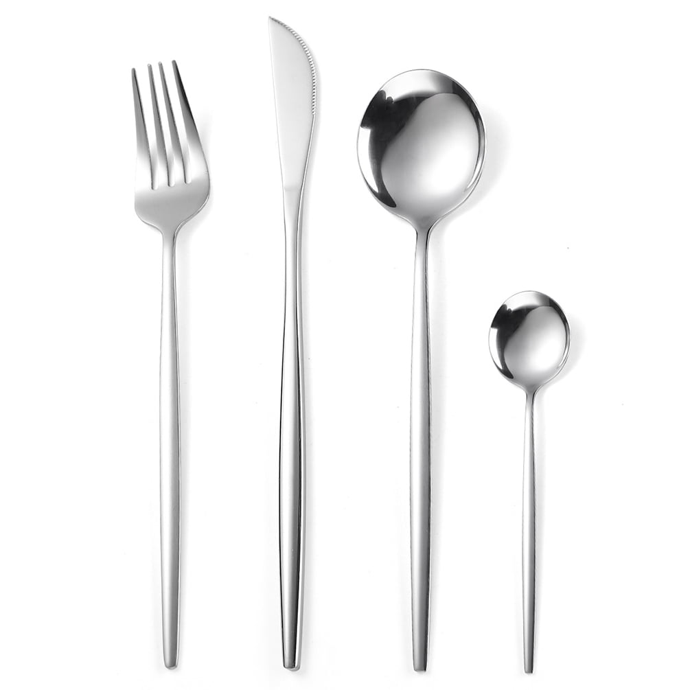 Silverware Stainless Steel Flatware Tableware Cutlery Set, TURATA Premium Kitchen Silverware