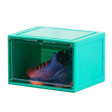 

LED Luminous Sneaker Box Sound Control Side Open Magnetic Shoe Boxes (Black)