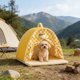 thumbnail image 4 of Carpa de plegable plegable para mascotas semicerrada – Refugio portátil y transpirable, diseño fácil de limpiar para uso interior y exterior, 4 of 6