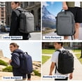 thumbnail image 4 of Smicure Travel carry on Backpack Laptop Business 18 Inch Business Anti Theft Slim Water Resistant Sturdy College Computer Bag.Black, 4 of 8