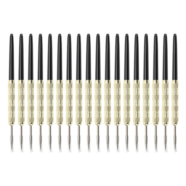 Set De Punta De Metal De Darts, 18 Piezas De Metal Profesional Darts De Aluminio De Hierro De Hierro Para El Juego Para Todos Los Niveles De Habilidad
