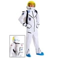 thumbnail image 3 of Adult White Astronaut Jumpsuit Costume, 3 of 5