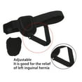 thumbnail image 3 of Soft Hernia Support , Hernia Belt Unisex  Single Side  For Outdoor Black, 3 of 8
