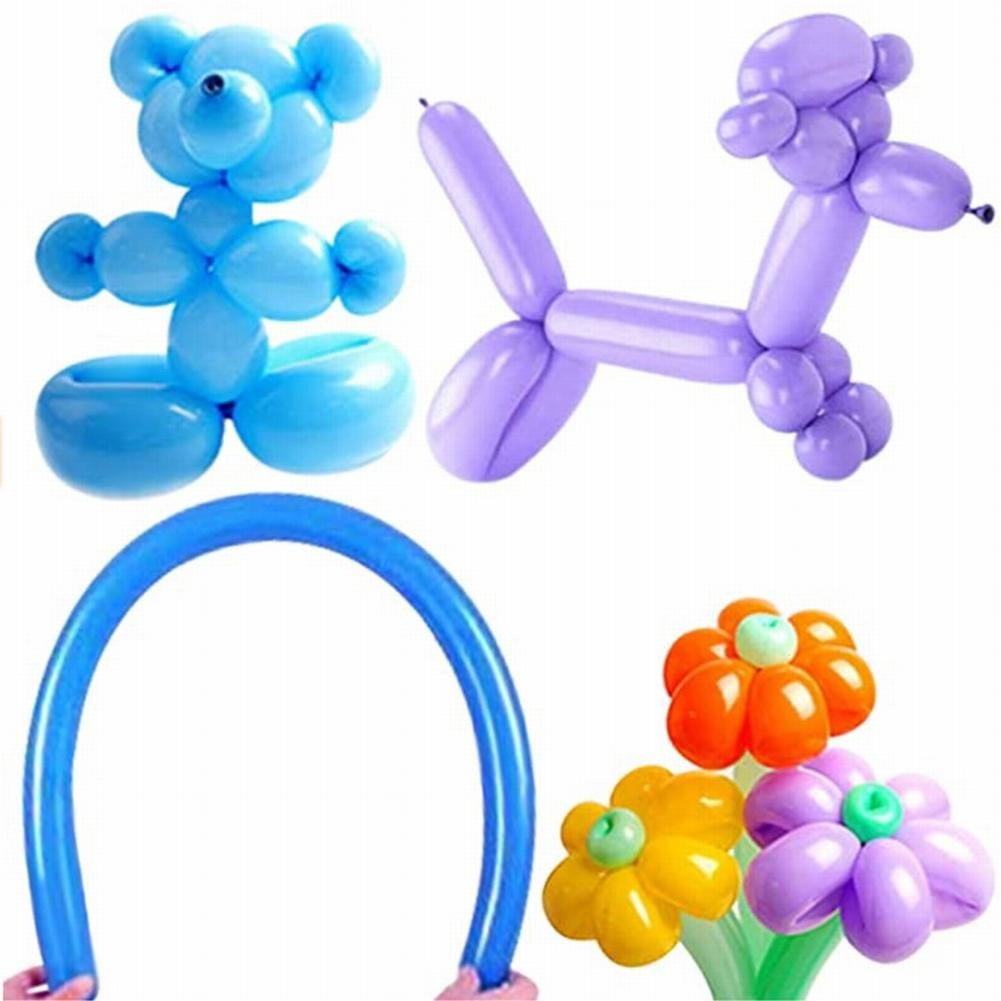 100X New Long Balloons Different Colours Latex 260Q Traditional Modelling