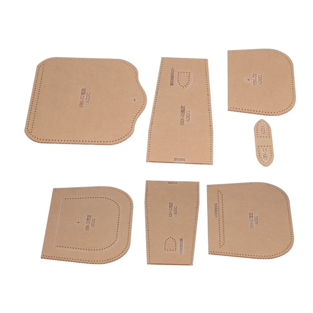 Plantilla de Cuero, Plantilla Acrílica Vida Larga Vida de Corte Precisa Aplicacia Amplia Aplicacia para Artesanía de Bricolaje para Bolsas de Cuero para Regalo
