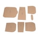 thumbnail image 1 of Plantilla de Cuero, Plantilla Acrílica Vida Larga Vida de Corte Precisa Aplicacia Amplia Aplicacia para Artesanía de Bricolaje para Bolsas de Cuero para Regalo, 1 of 7