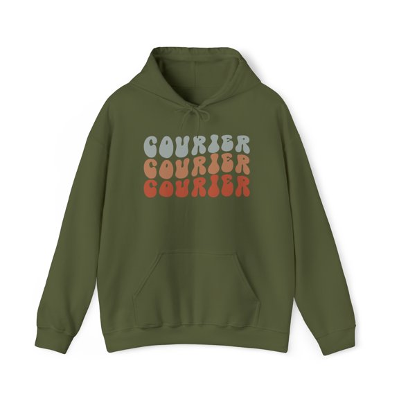 Courier Hoodie, Gifts, Hooded Sweatshirt