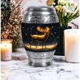 thumbnail image 5 of Yatskia Luminous Stag Urns For Human Ashes Adult Female & Male, Small Keepsake Urns For Human Ashes, (Monar 10 Inch and 3 Inch), 5 of 8