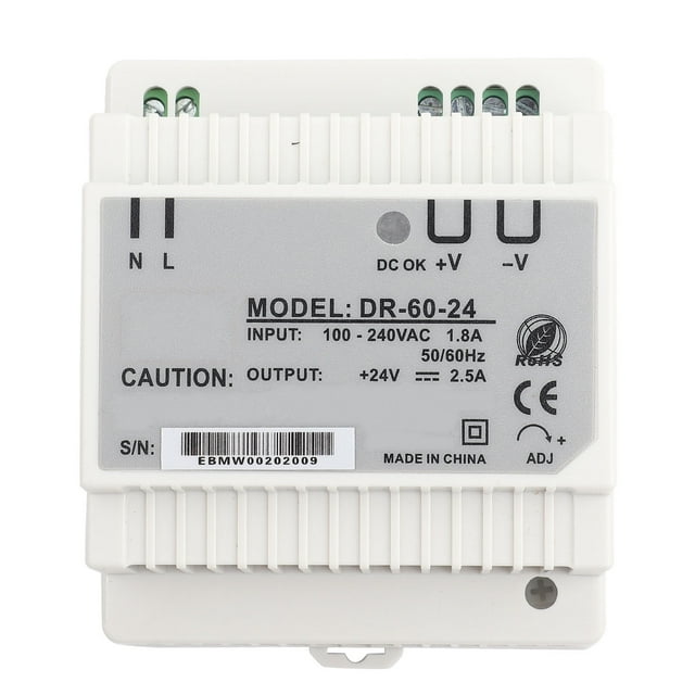 DR-60-24 60W Single Output 24V Din Rail Power Supply AC/DC Switching Power Supply