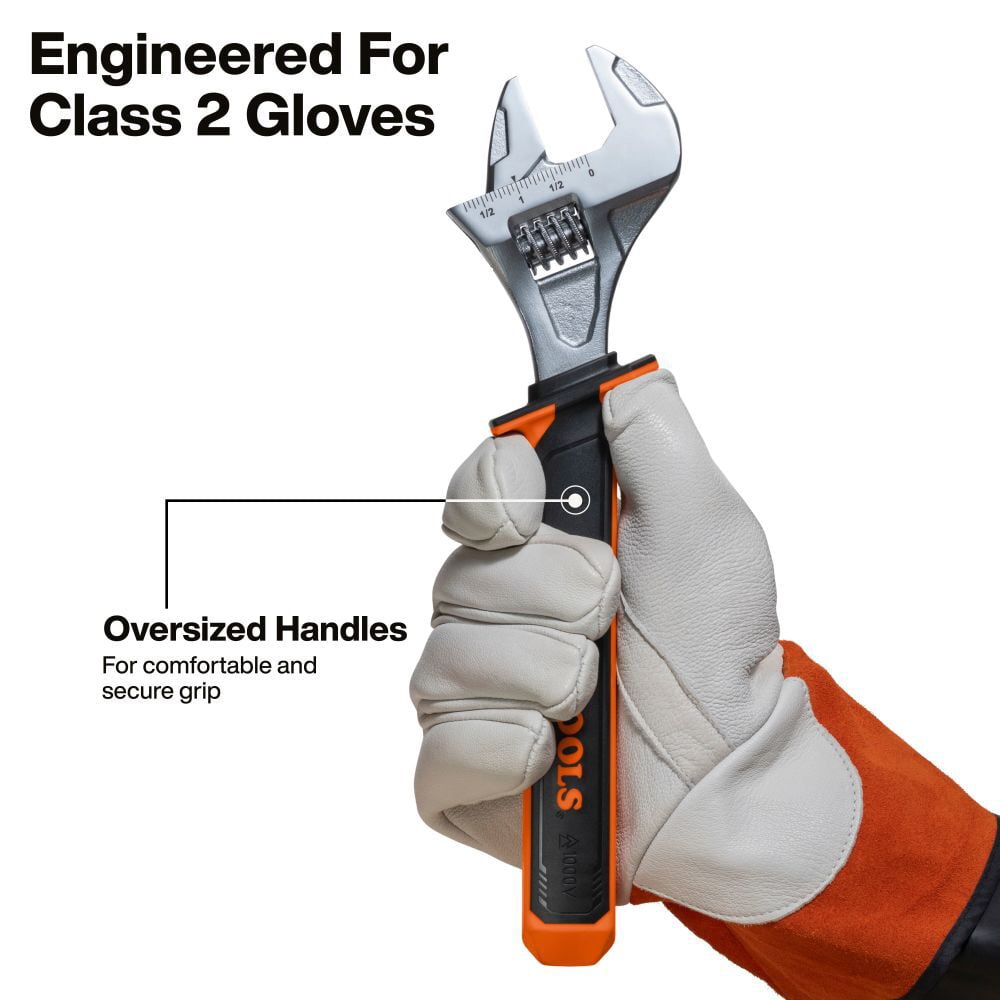 Klein Tools 12 Inch Insulated Adjustable Wrench