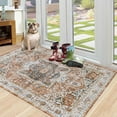 thumbnail image 1 of SHILIU-Caknowow Boho Entryway Rugs 3x5 Washable Non Slip Large Front Door Mat Indoor Entrance Dirt Trapper Vintage Entry Rug Floor Mats for House Low Profile Indoor Mats for Entrance Front Door Mudro, 1 of 4