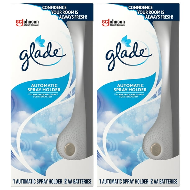 Glade Automatic Air Freshener Spray Holder, 10.2 oz (2Pack) Walmart