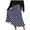 Navy, variant on Hurxie Women's Polka Dots Midi Skirt Low Waist Flowy Skirts Sky Blue,S