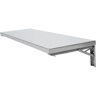 Folding Concession Shelf, Stainless Steel Folding Wall Shelf, Serving Food Shelf Concession Stand Serving Shelf for Concession Windows, Concession Shelf for Kitchen, Restaurant, Garage, Laundry