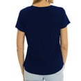 thumbnail image 2 of Women's Navy Virginia Cavaliers Scarlet Scoop Neck T-Shirt, 2 of 2