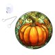 thumbnail image 5 of Teissuly Handcrafted Pumpkin Decor Stained Glass Window Hangings,Pumpkin Decoration for Home Garden, Fall Harvest Decor, Thanksgiving or Halloween Decoration Teissuly WER202310160863, 5 of 6