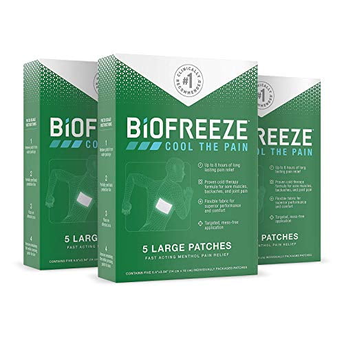 Biofreeze Pain Relief Patch, Large, 15 Patches