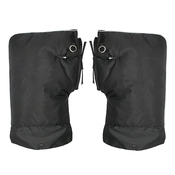 Manguitos para manillar de motocicleta, orejeras para ATV, protección contra el clima suave y cálida para invierno Agarre de gran apertura kusrkot Manoplas de manillar