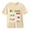 Beige, variant on Coerni Happy 100 Days of School Shirt for Boys Girls Toddler Kids Letter Graphic Kindergarten Short Sleeve Tees Crewneck Tops