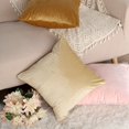 thumbnail image 6 of BalsaCircle 2 Solid 18" Decorations Throw Pillow Covers Square Velvet Cushion Cases Living Room, 6 of 8