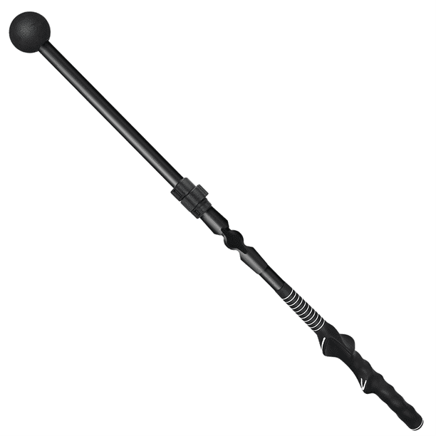 Ejercitador de Swing de Golf, Ayuda Ajustable para el Entrenamiento de Golf para Mejorar la Rotación del Antebrazo y la Articulación del Hombro, Color Negro
