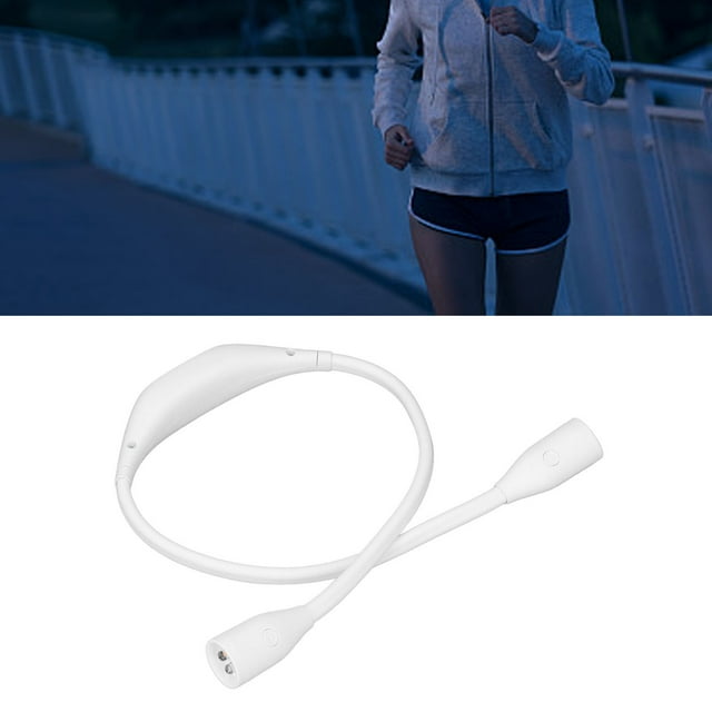 Luz De Cuello LED USB Recargable Ajustable Brillo 360 Lámpara De Lectura Flexible Para Correr Y Reparar