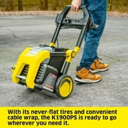 Kärcher Pressure Washer K1900PS, CETA Certified, 3 Spray Nozzles, Detergent Tank, For Cars, Driveways, Siding, Patios, 1.2 GPM