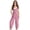 Pink, variant on Girls Sleeveless Jumpsuit with Adjustable Spaghetti Straps and Side Pockets Casual Summer Romper for Big Kids and Comfortable Pull On Play Outfit Easter Jumpsuit Women 7-8 Years