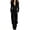 Black, variant on Wenini Women's Loose Stand Collar Long Sleeve Jumpsuit Front Zipper Wide Leg Jumpsuit with Pockets 2026 Trendy Casual Lounge Clothing