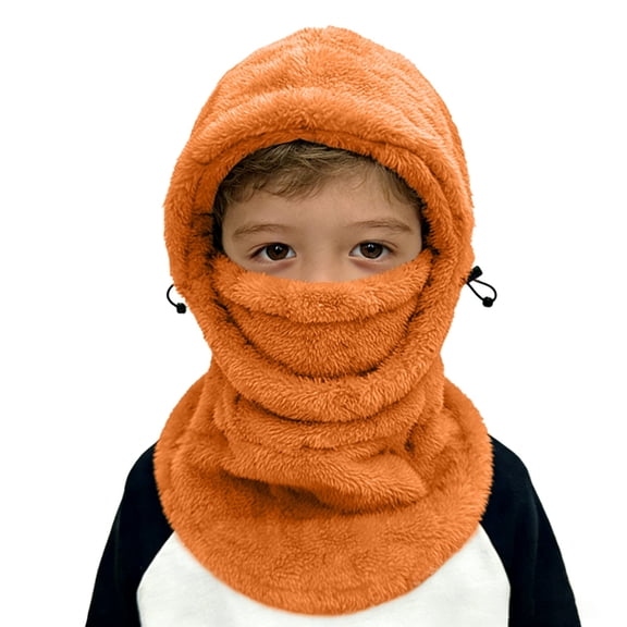 WJJIAO Kids Ski Mask Balaclava for Boys Girls, Winter Face Mask Hat for Kids Toddler, Warm Balaclava Hood Neck Scarf