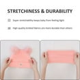 thumbnail image 3 of ZOELNIC Toddler Baby Soft Winter Warm Knitted Hat Earflap Beanie Scarf Set Caps- Pink, 3 of 12
