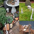thumbnail image 4 of Decoración de Halloween para casa encantada, Cráneo, esqueleto, mano humana, huesos de Terror, accesorios para jardín, 4 of 4